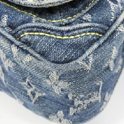 【Vintage】Túi máy ảnh Louis Vuitton Monogram Denim M95348 Túi đeo vai 613490