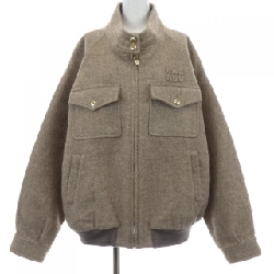 MIU MIU MIU MIU Logo ML943 S232 15PM Áo khoác - Hàng hiệu Chính hãng