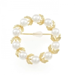 Brooch ngọc trai Akoya Mikimoto