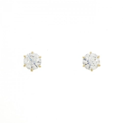 K18YG/ST Bông tai kim cương 0.256CT 0.257CT F VS2 EXT H&C - Hàng hiệu Chính hãng