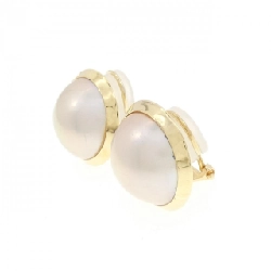 K18YG Mabe Pearl Earrings - Hàng hiệu Authentic 873613