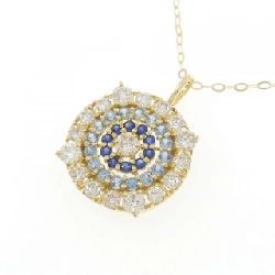 K18YG Sapphire Necklace 0.41CT - Hàng hiệu Authentic 864194