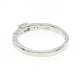 Nhẫn kim cương PT900 0.30CT D VVS2 cắt hình Emerald - Hàng hiệu Chính hãng 874867