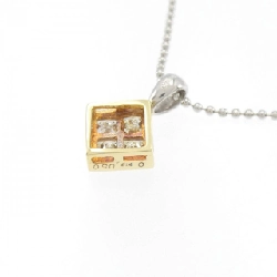 K18YG/PT900/PT850 Dây chuyền kim cương 0.50CT - Hàng hiệu Chính hãng 851142