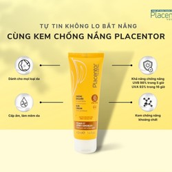 Kem chống nắng, không màu Placentor Vegetal Sun Cream Spf50 Pa++++ 40ml - Ry Store 186674