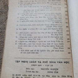 Tập nghị luận &  phê bình văn học Tập 2; 320 trang; xb 1076 329209