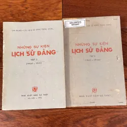 SÁCH NHỮNG SỰ KIỆN LỊCH SỬ ĐẢNG (BỘ 2 TẬP)