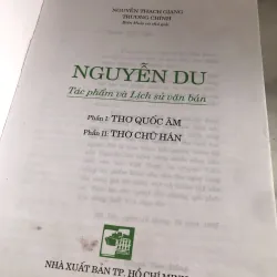 Nguyễn Du tác phẩm và lịch sử Văn Bản - Nguyễn Thạch Giang  1035728