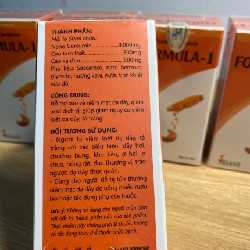 Nano Curcumin Fomula 1 ngừa ung thư dạ dày, chống trào ngược Viện Hàn Lâm KH&CN Việt Nam 10014