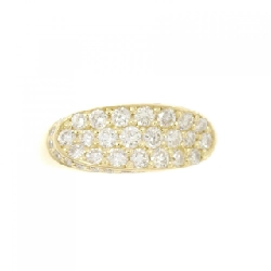 Nhẫn kim cương Pavé K18YG 0.80CT 673355