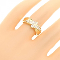 Nhẫn kim cương K18YG 0.52CT 669649