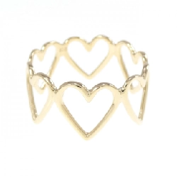 Nhẫn hình trái tim K18YG 668341