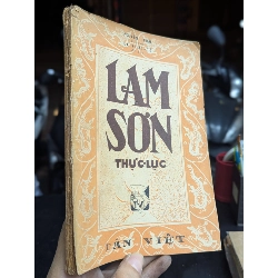 Lam Sơn thực lục - bản dịch Nhượng Tống 127051