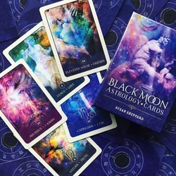 Bộ Tarot Black Moon Astrology Cards [Tặng đá thanh tẩy]