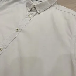 Sơ mi routine màu xanh nhạt form fitted size L 729079