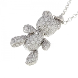 K18WG Bear Diamond Necklace 2.50CT - Hàng hiệu Chính hãng 859798
