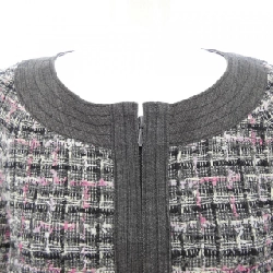 【Mã giảm giá】Áo khoác không cổ CHANEL 640920