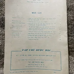 Tạp chí Dược học - khổ lớn - số 1.1988 1009127