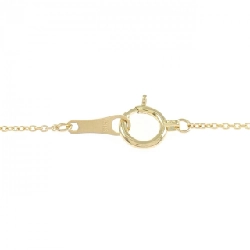 Dây chuyền kim cương K18YG 0.449CT J VS2 cắt hình ngọc lục bảo - Hàng hiệu Authentic 872408