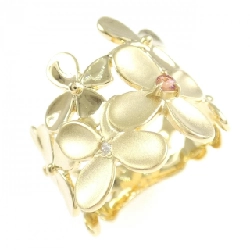 Nhẫn Tourmaline Hoa K18YG - Hàng hiệu Chính hãng