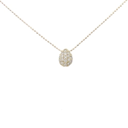 K18YG Pave Diamond Necklace 0.23CT - Hàng hiệu Chính hãng