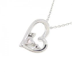 4゜C Hình trái tim - Dây chuyền ngọc opal tổng hợp - Hàng hiệu Authentic 843866