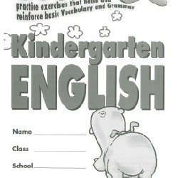 Sách Tiếng Anh - 300 Kindergarten -  Math, Science, English - bộ 3 cuốn đen trắng - mới 56833