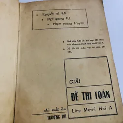 📚 TOÁN MƯỜI HAI A – CÂU HỎI VÀ TOÁN THI 571050