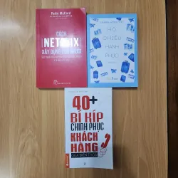 Sách combo 3 quyển Cách Netflix xây dựng con người