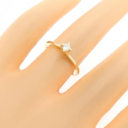 Nhẫn kim cương K18YG 0.10CT - Hàng hiệu Authentic 854650