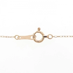 K18PG Nhẫn móng ngựa kim cương dây chuyền 0.08CT - Hàng hiệu Chính hãng 858903