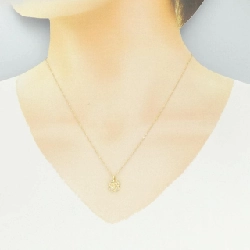 K18YG Cỏ ba lá Dây chuyền kim cương 0.15CT - Hàng hiệu Chính hãng 856985