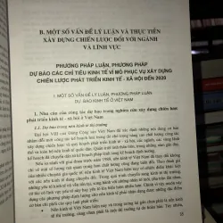 Một số vấn đề về lý luận, phương pháp luận, phương pháp xây dựng chiến lược… 754028