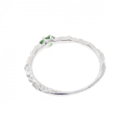 Nhẫn garnet xanh K18WG 670523