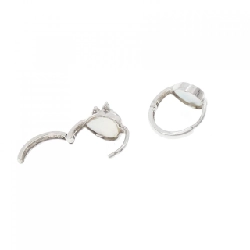 K14WG Bông tai hình trái tim ngọc trai - Hàng hiệu Chính hãng 868407