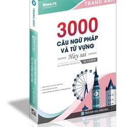 Tổng ôn từ vựng, sách ôn thi thpt quốc gia 2025-3000 câu ngữ pháp và từ vựng hay sai