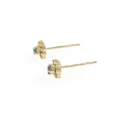K18YG Sapphire Earrings - Hàng hiệu Authentic 869832