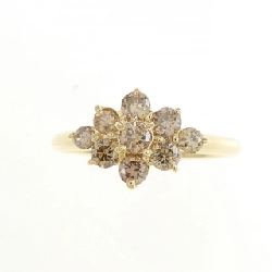 Nhẫn kim cương K18YG 0.50CT 669893