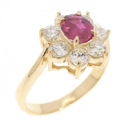 Nhẫn ruby K18YG 0.45CT