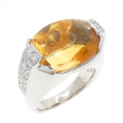 Nhẫn Citrine K18WG 10.40CT - Hàng hiệu Chính hãng