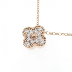 K18PG Hoa Kim Cương Dây Chuyền 0.30CT - Hàng hiệu Chính hãng 862656