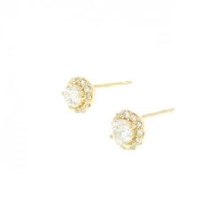 K18YG/ST Bông tai Kim cương 0.225CT 0.237CT G VS1 Tốt - Hàng hiệu Chính hãng 871941