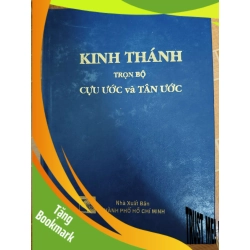 (TẶNG BOOKMARK) Kính thánh trọn bộ tân ước và cựu ước - 1998 - 2443 trang - TÂM LINH - TÔN GIÁO - THIỀN - RBK2911-18
