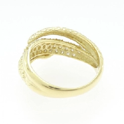 Nhẫn kim cương K18YG hình rắn 0.52CT 669478