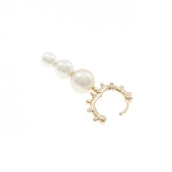 Khuyên tai Hiyotaka ngọc trai huggie hoop một bên - Hàng hiệu Authentic 847030