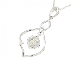 Dây chuyền kim cương 18KWG/750WG 0.082CT - Hàng hiệu Chính hãng 857906