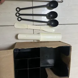 Thìa nhựa Nhật & inox, khay inox & nhựa 646229