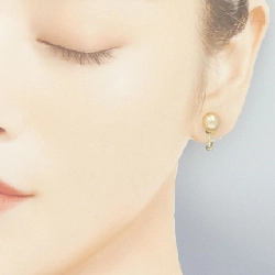 K18YG Bạch Ngọc Trai Bông Tai - Hàng hiệu Chính Hãng 877877