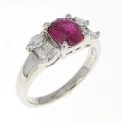 Nhẫn Ruby PT900 1.05CT