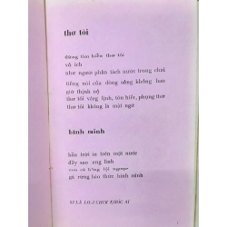 Là loài chim khóc ai - Thanh Quang ( thơ bản đặc biệt có thêm 2 phụ bản tranh cổ ) 125584
